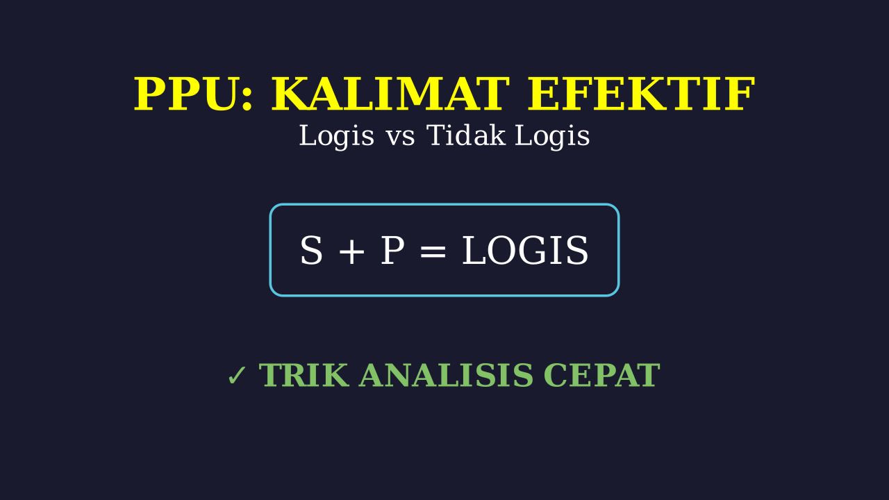Logika Kalimat: Logis dan Tidak Logis