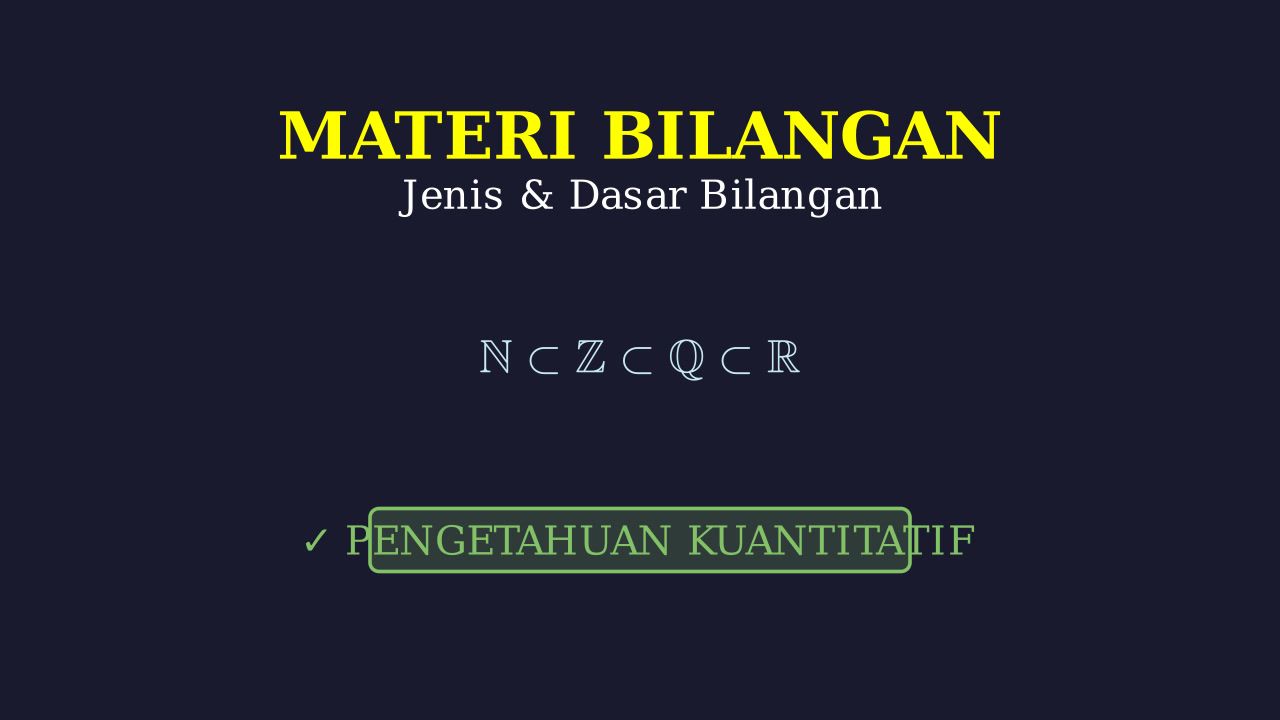 Mengenal Bilangan: Konsep Dasar dan Jenisnya