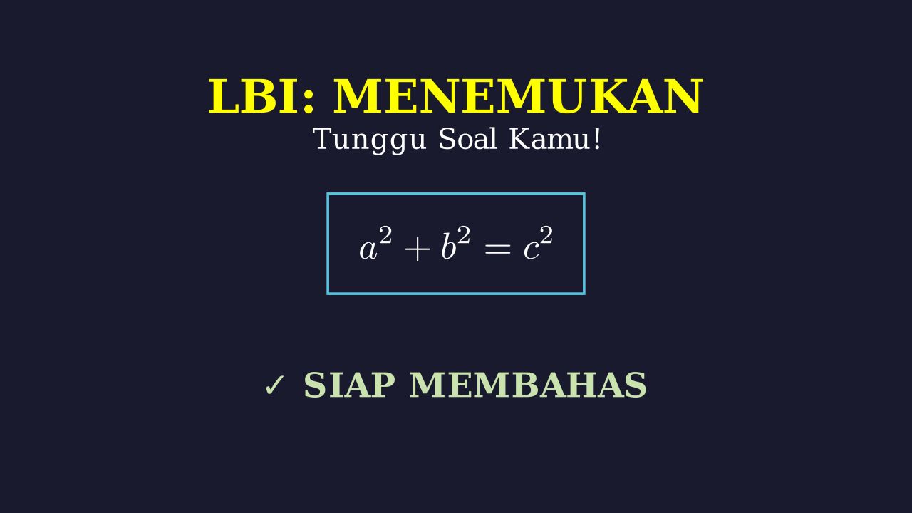 Kirim Soal Untuk Pembahasan