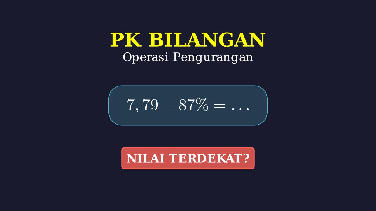 Estimasi Nilai Terdekat: Desimal dan Persen