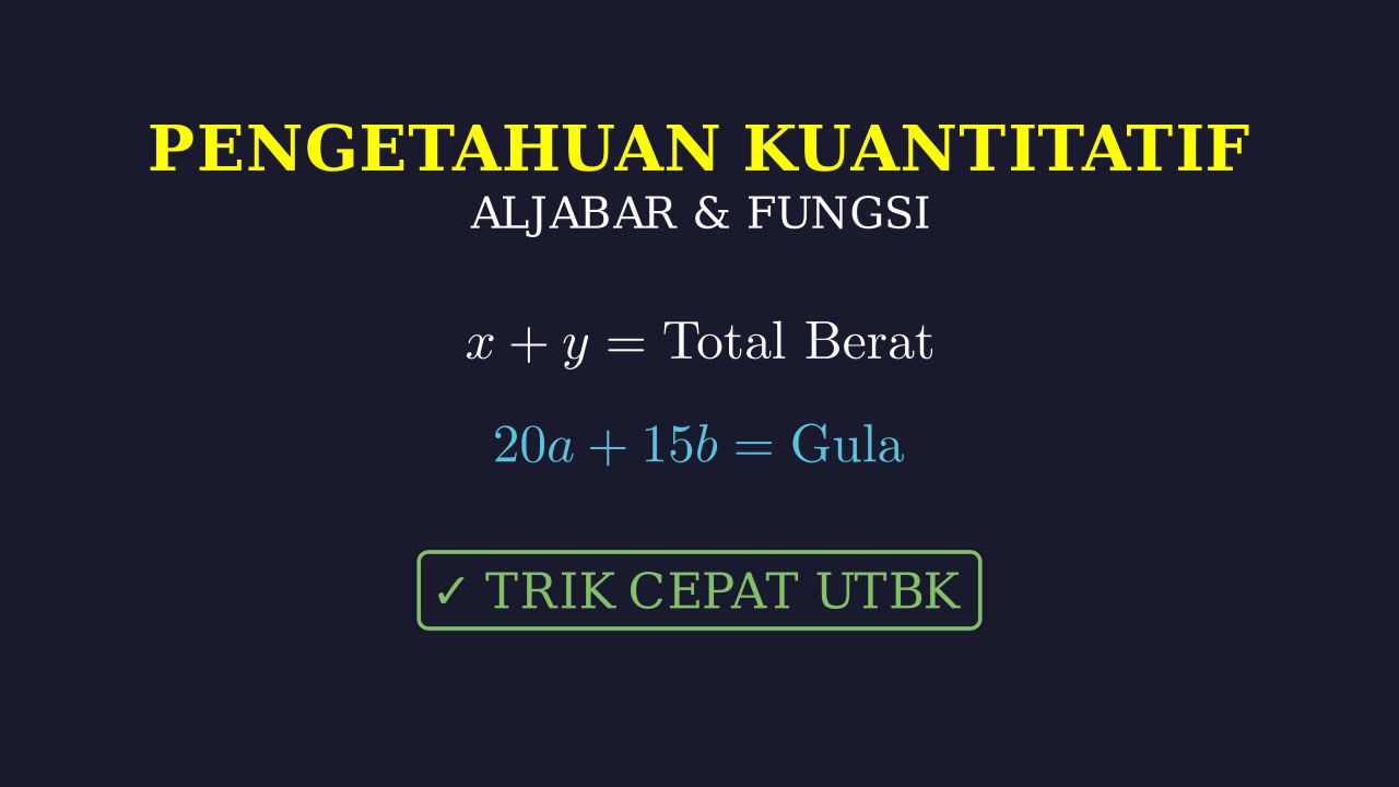 Kadar Gula Adonan Kue