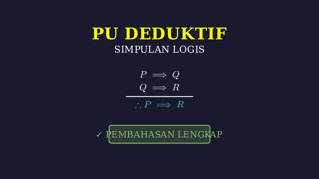 Menarik Simpulan Logis