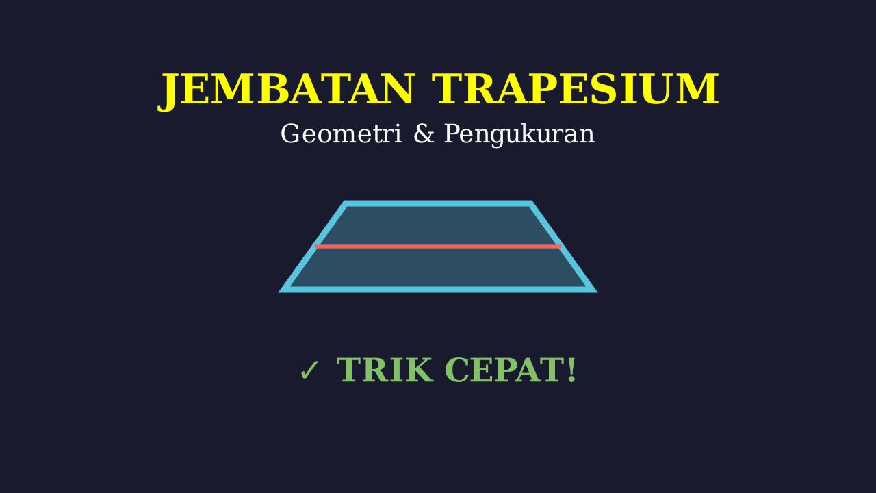 Soal Jembatan Trapesium