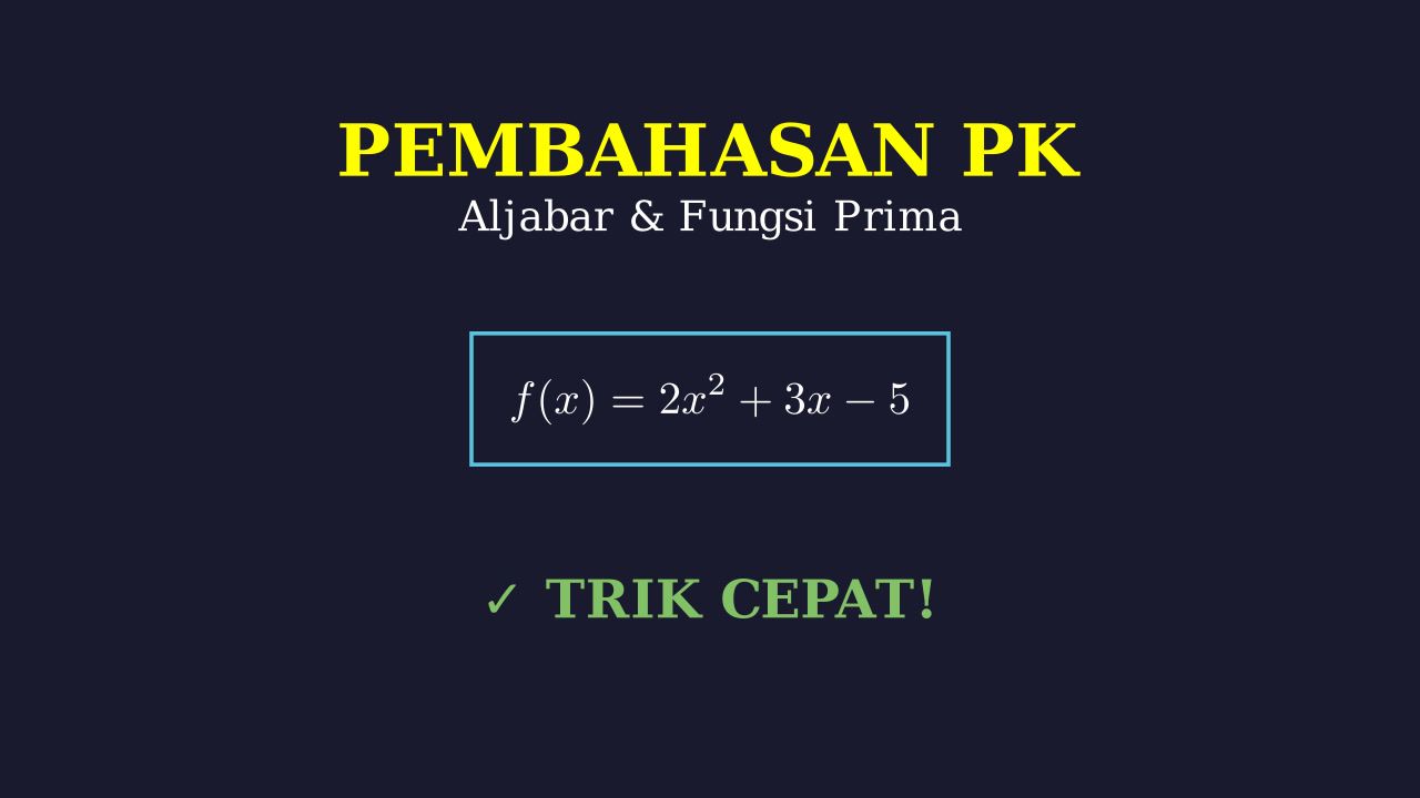 Langkah Mudah Mengidentifikasi Bilangan Prima