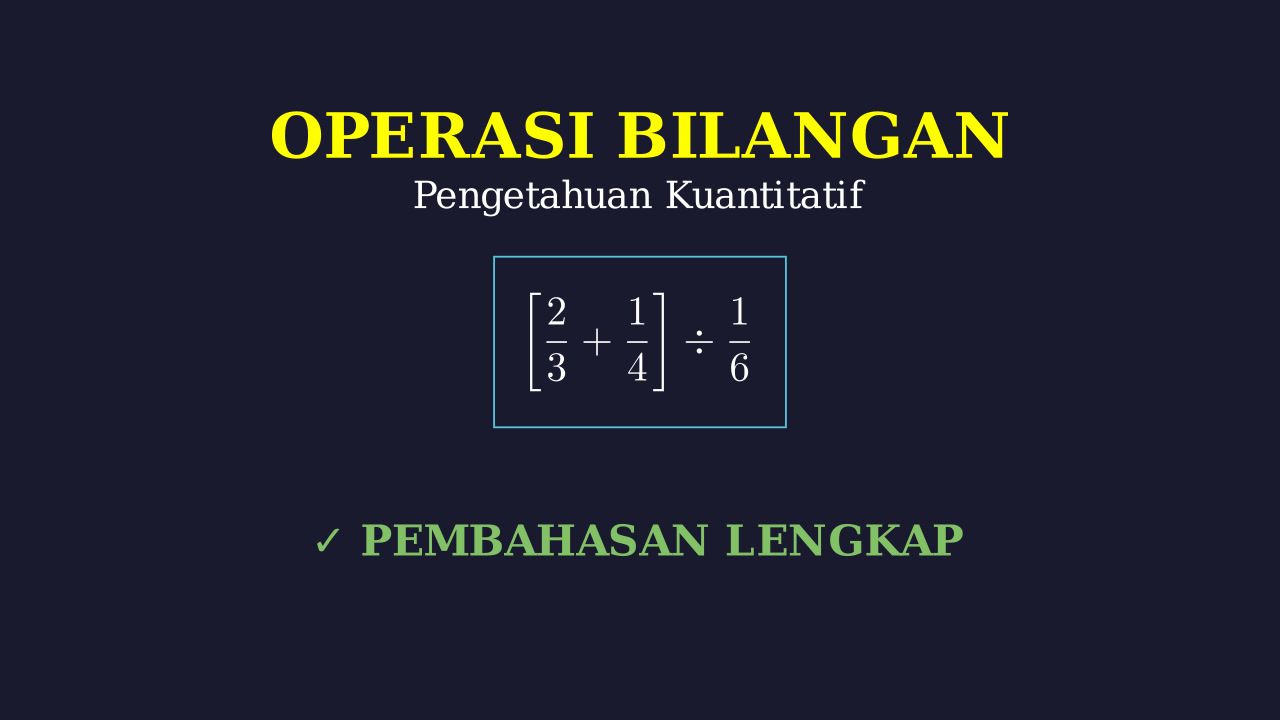 Menyelesaikan Operasi Hitung Campuran
