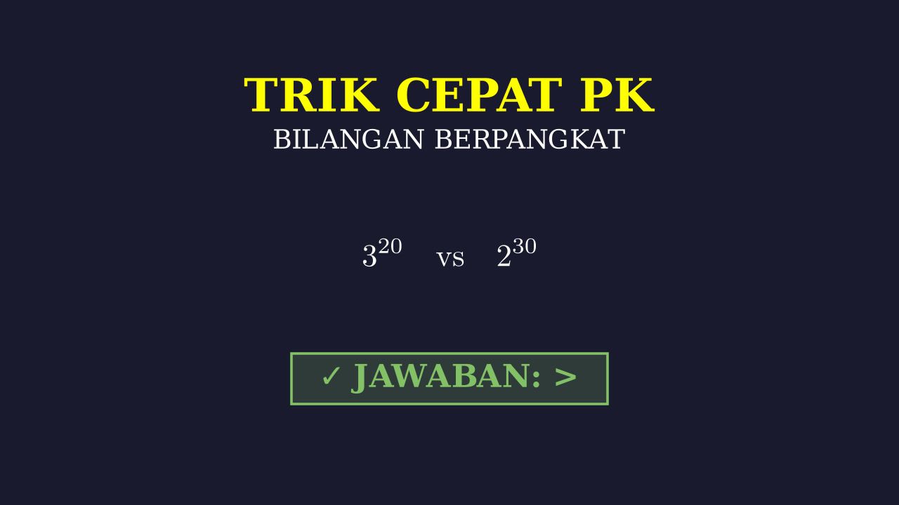 Trik Cepat Pengetahuan Kuantitatif