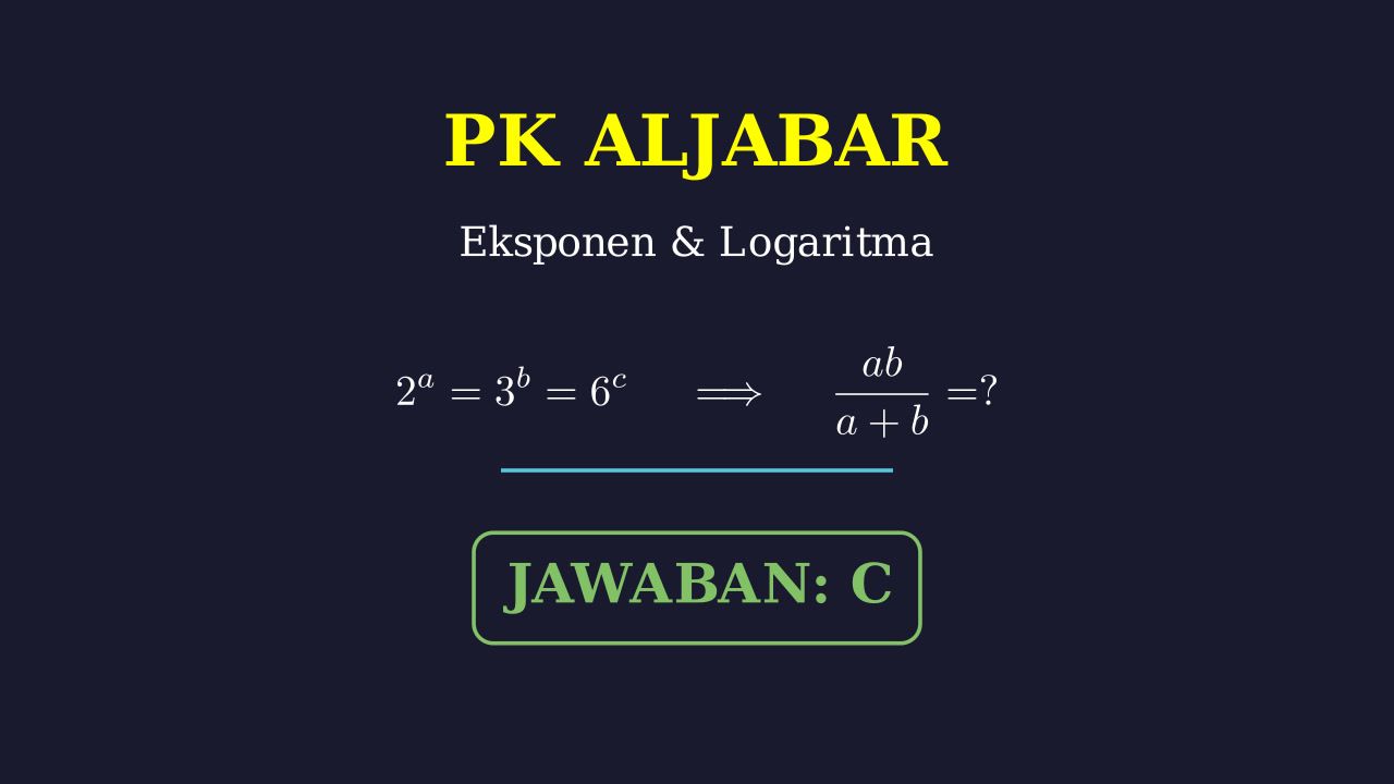 Hubungan Variabel Dalam Eksponen
