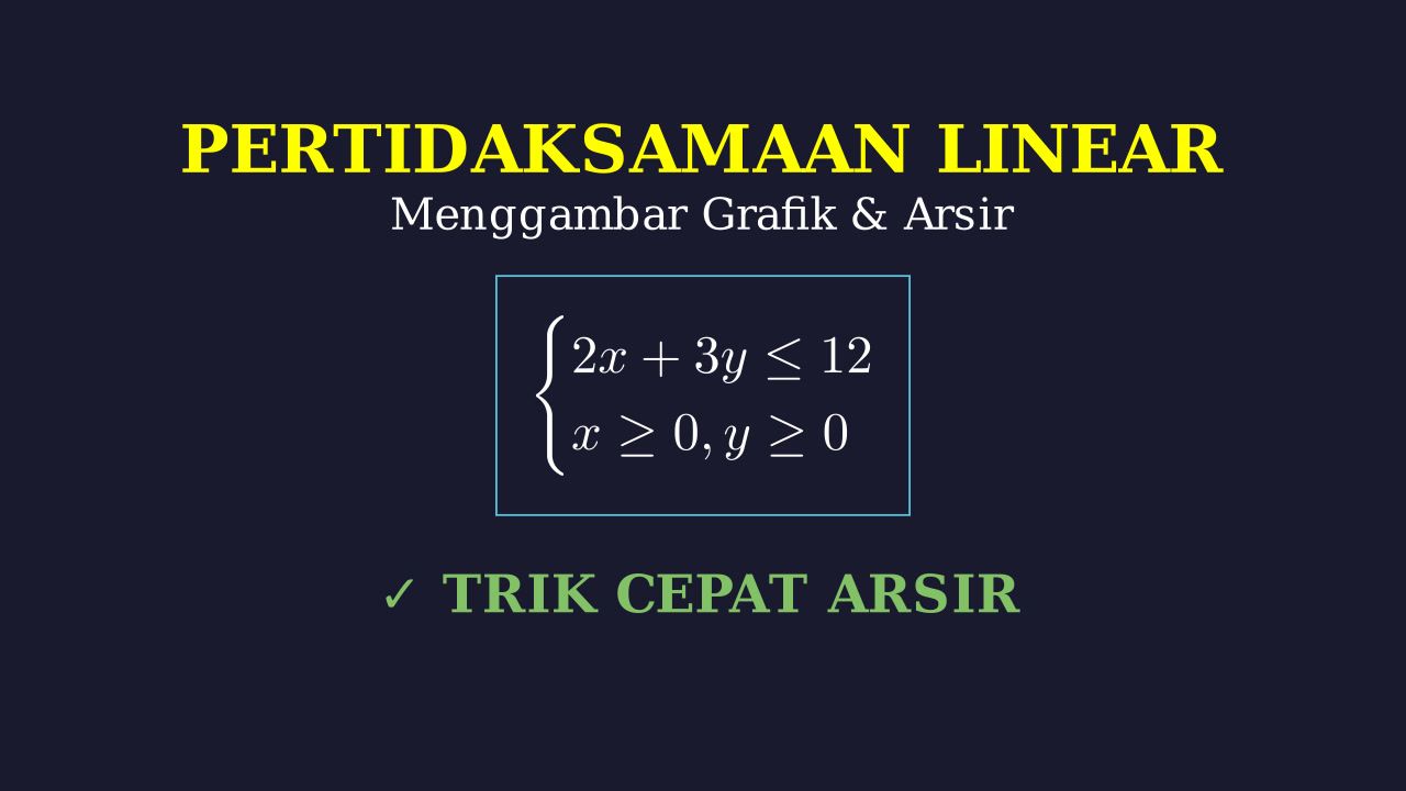 Grafik Sistem Pertidaksamaan Linear