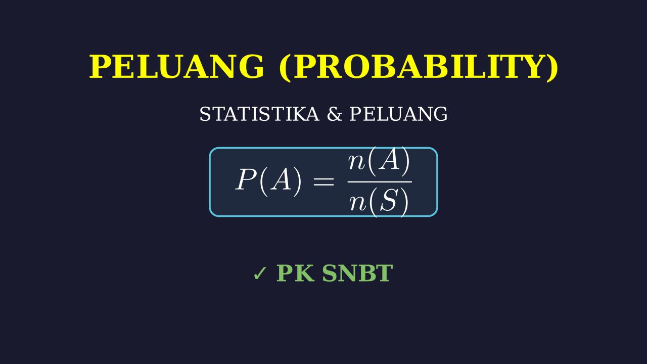 Rumus Peluang Matematika