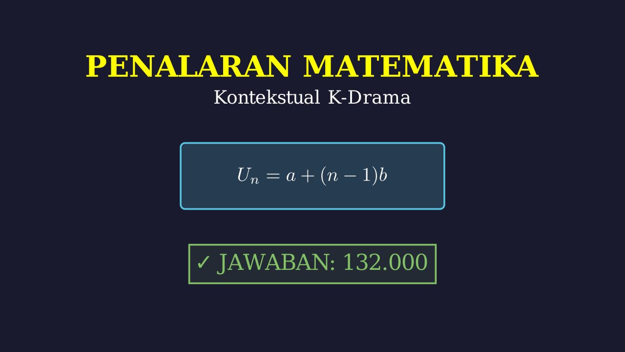 Matematika Kontekstual: Edisi K-Drama