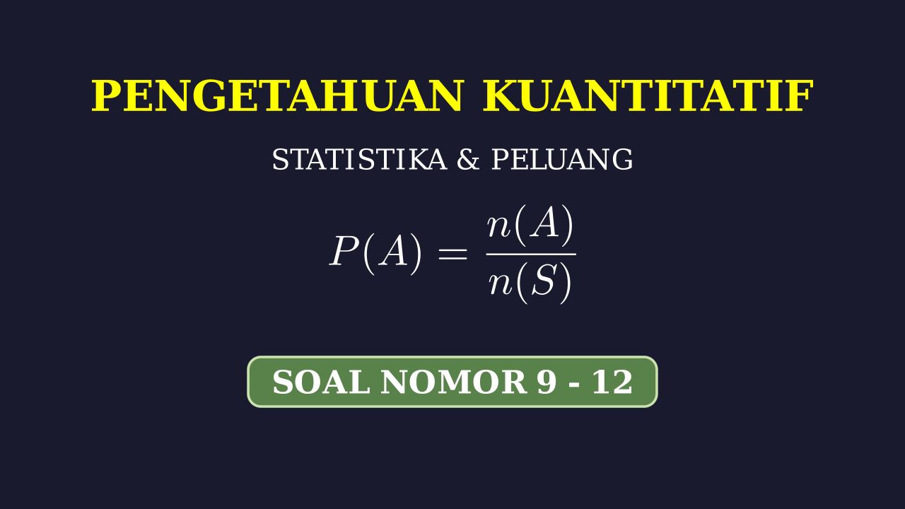 Pembahasan Soal Matematika 9-12