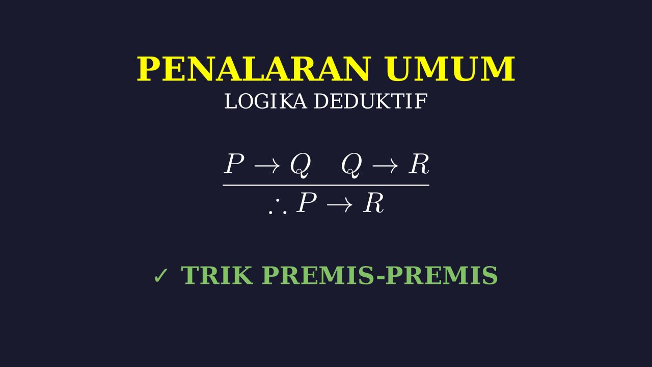 Memahami Premis Logika