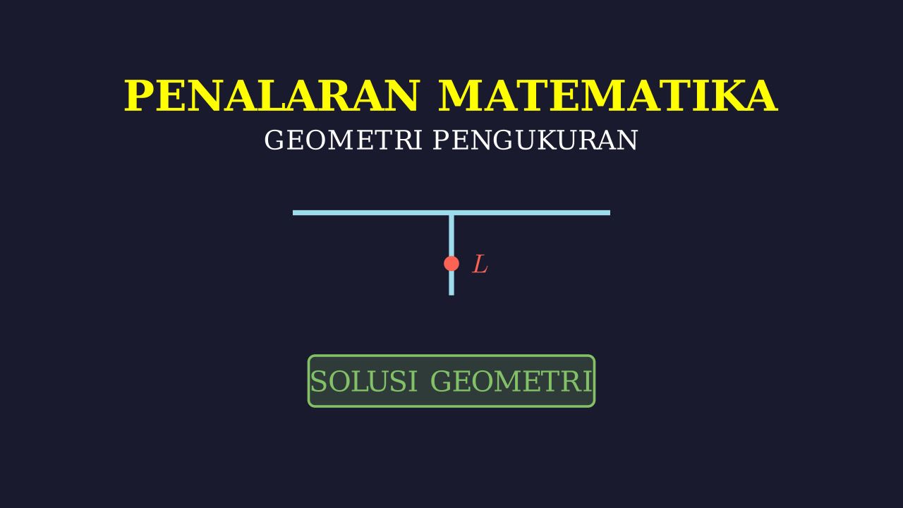 Geometri Pertigaan: Kasus Tembok Bangunan