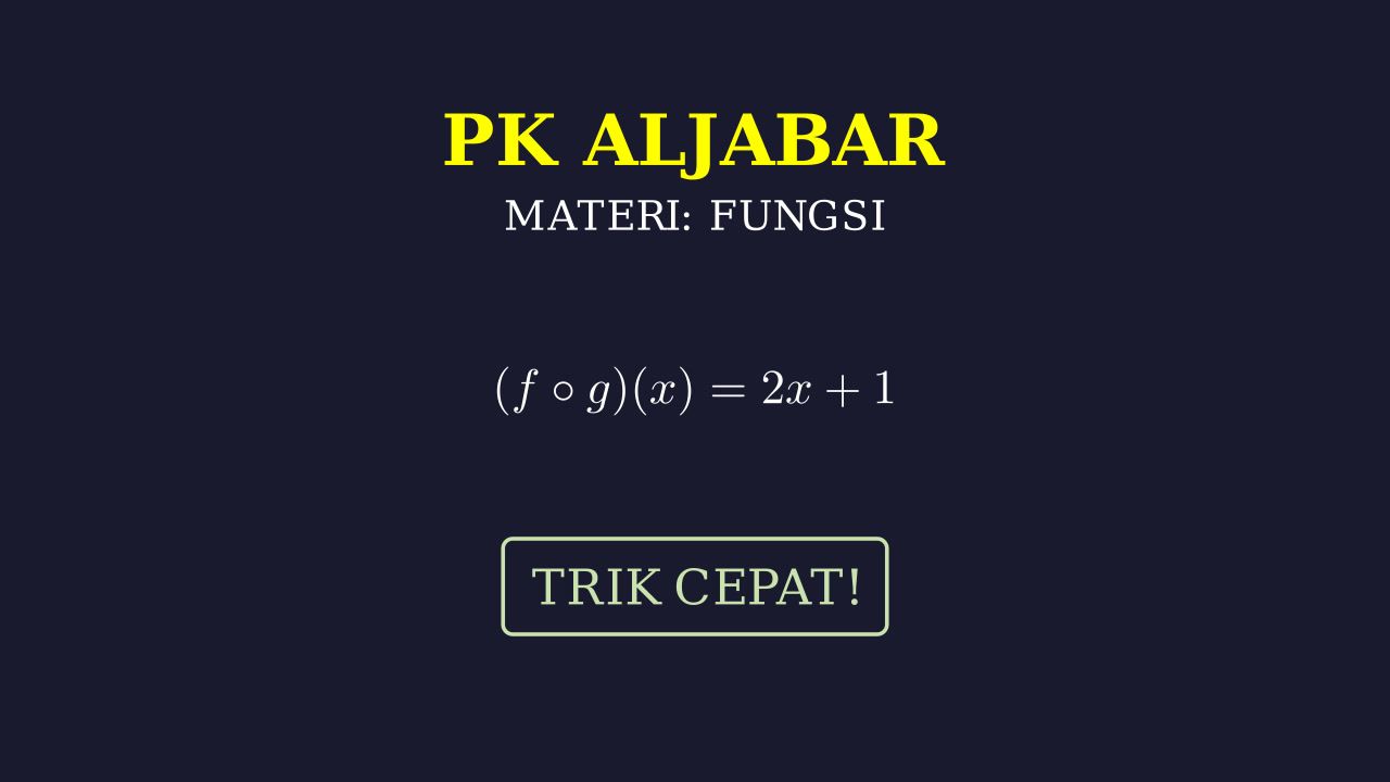 Konsep Dasar Fungsi