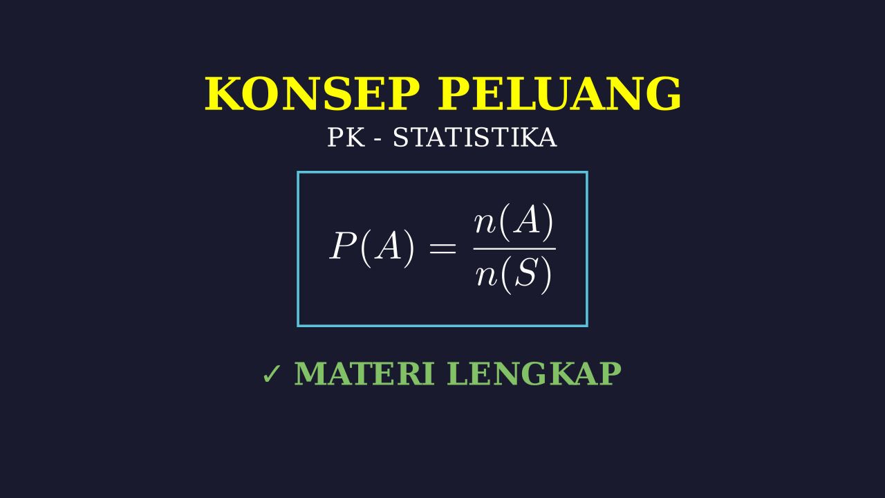Konsep Peluang