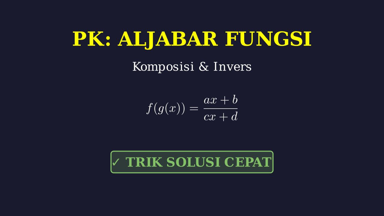 Langkah Penyelesaian Soal Matematika