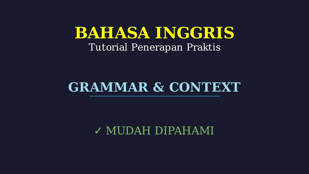 Tutorial: Penerapan Masalah Praktis