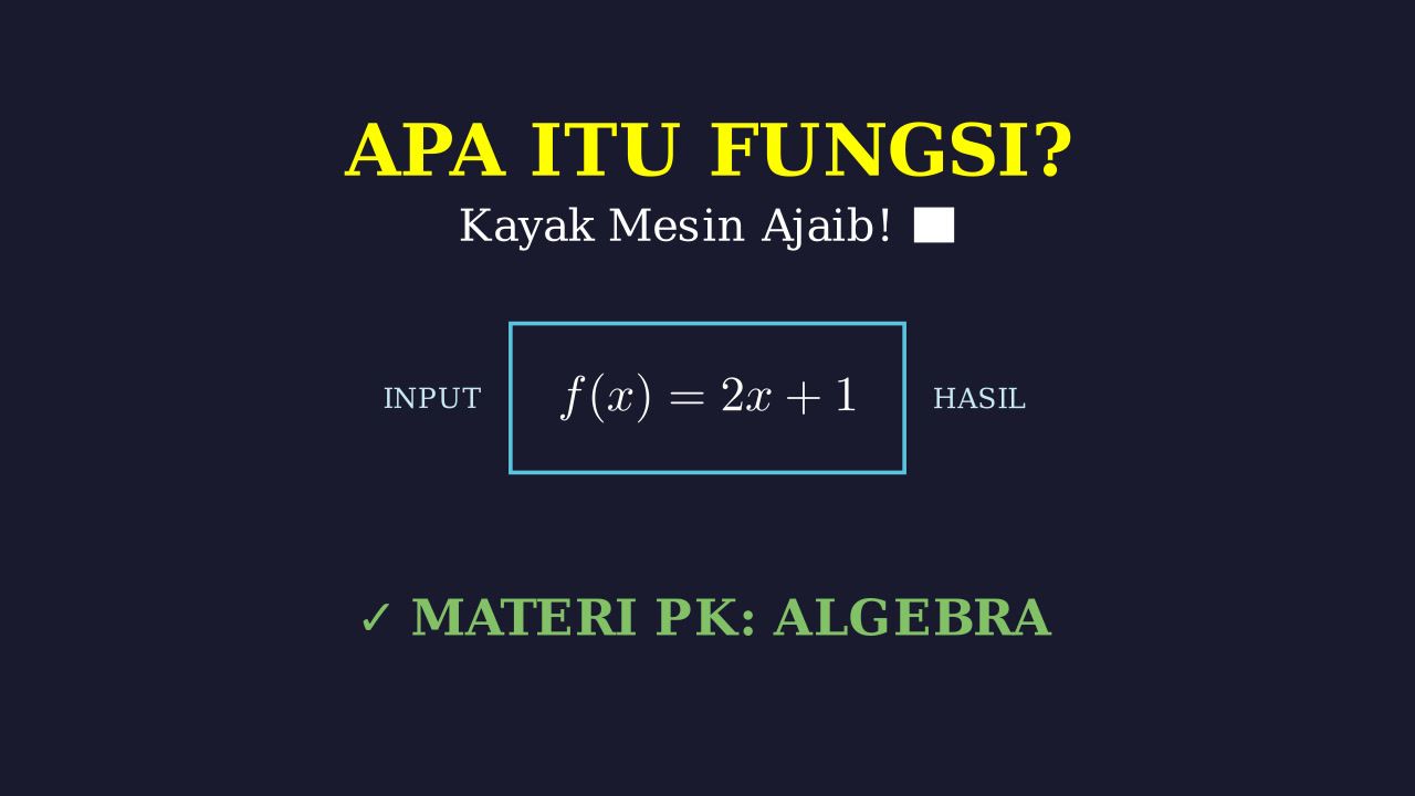 Fungsi PK: Penjelasan Paling Sederhana