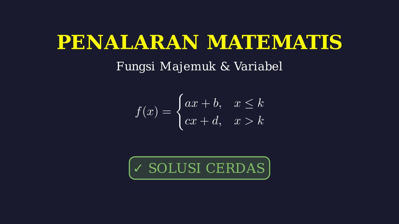 Soal Cerita: Fungsi Majemuk & Variabel Ganda