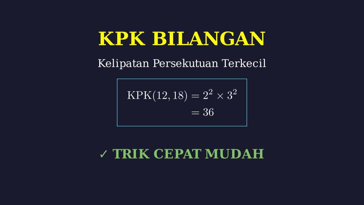Menghitung KPK