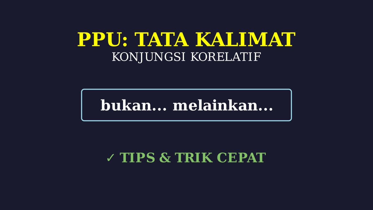 Pasangan Konjungsi Korelatif