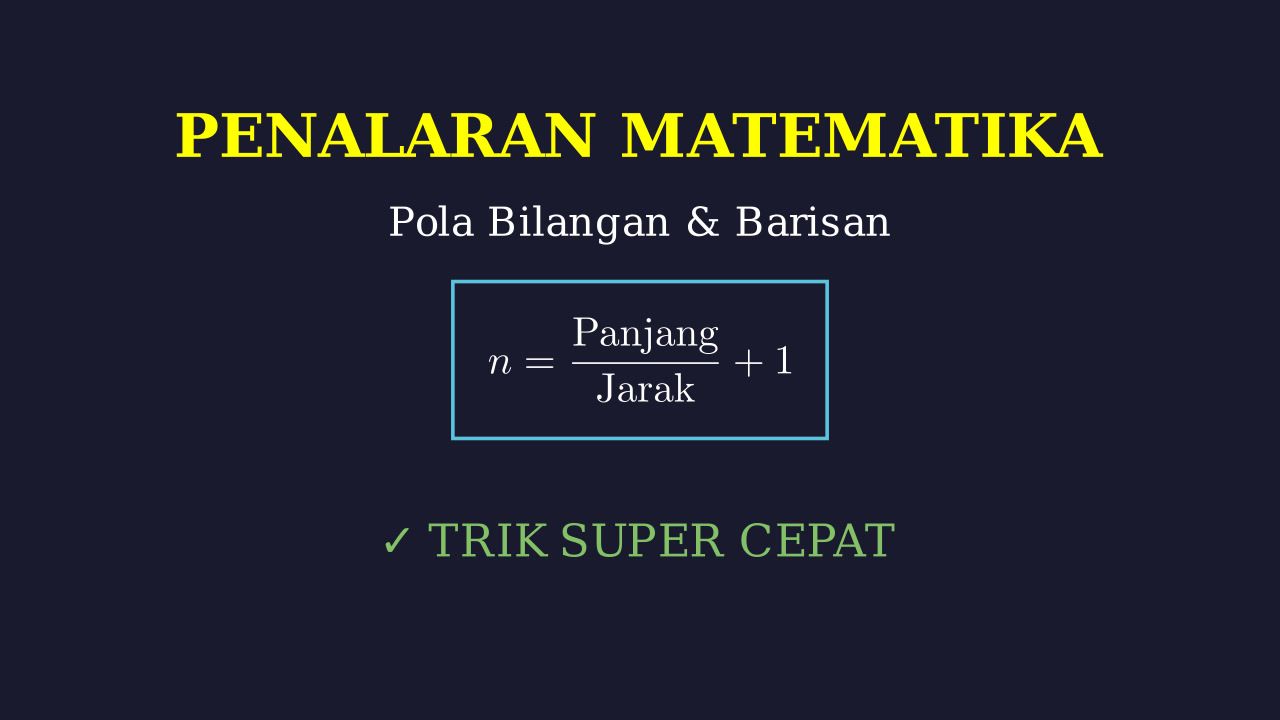 Soal Cerita: Penataan Pohon Lansekap