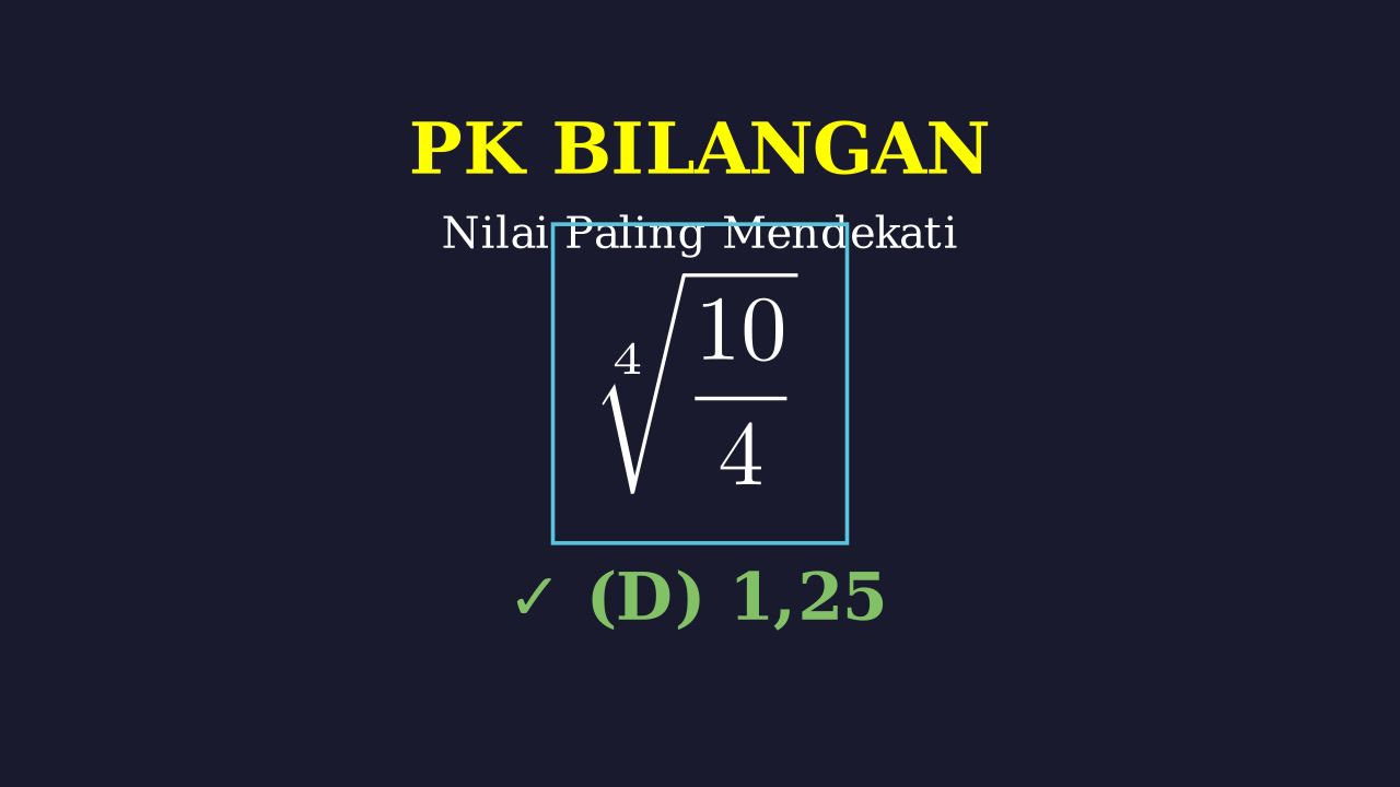 Menentukan Nilai Terdekat