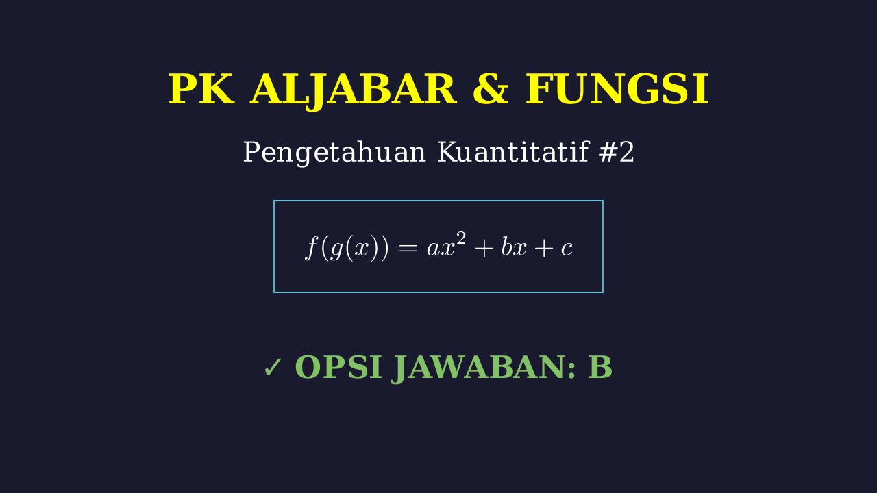Pembahasan Soal Matematika No. 2