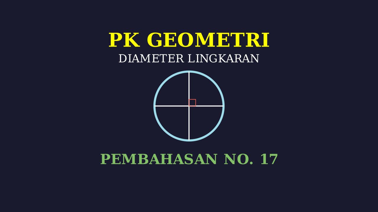 Diameter Lingkaran Saling Tegak Lurus