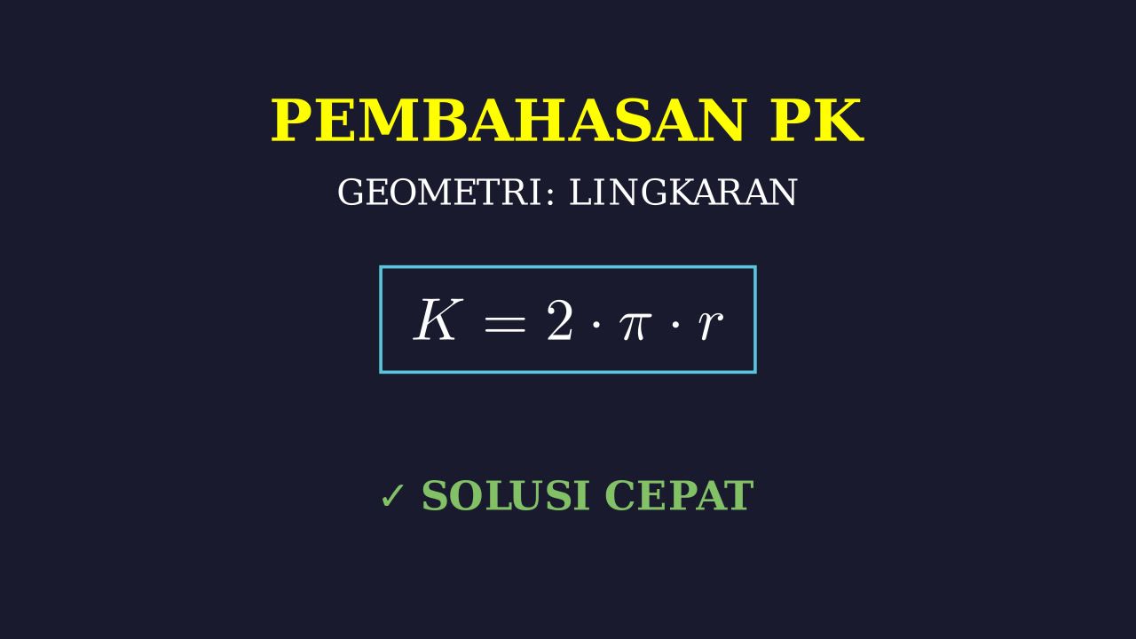 Menghitung Keliling Lingkaran