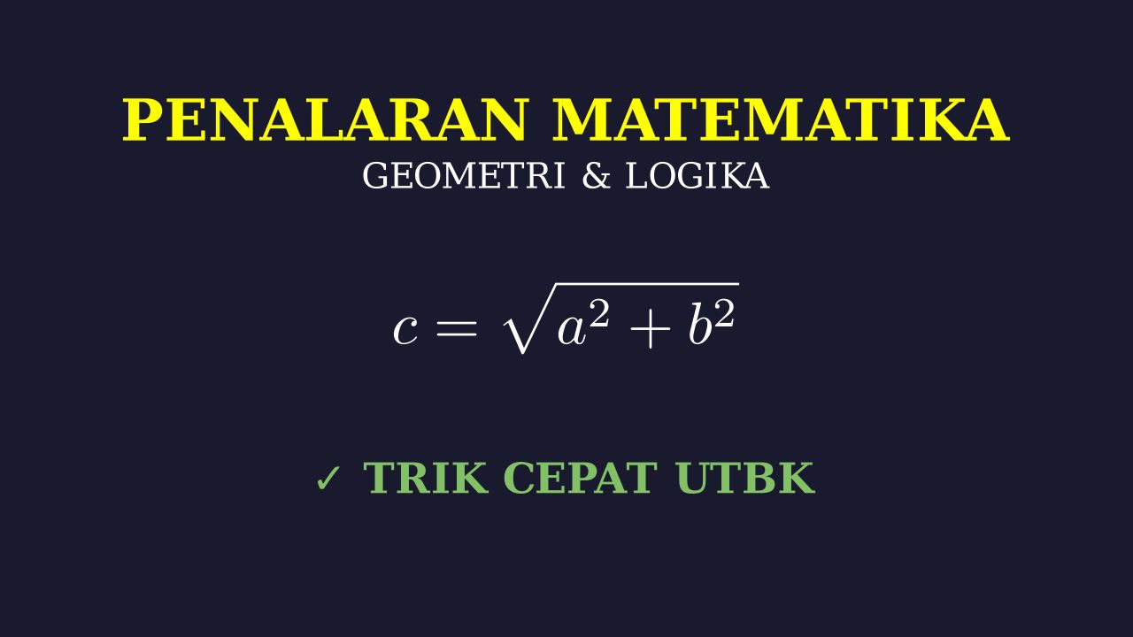 Geometri: Penalaran Matematika