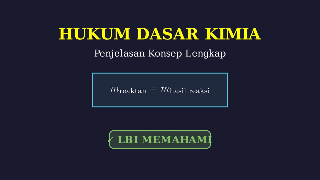Hukum Dasar Kimia