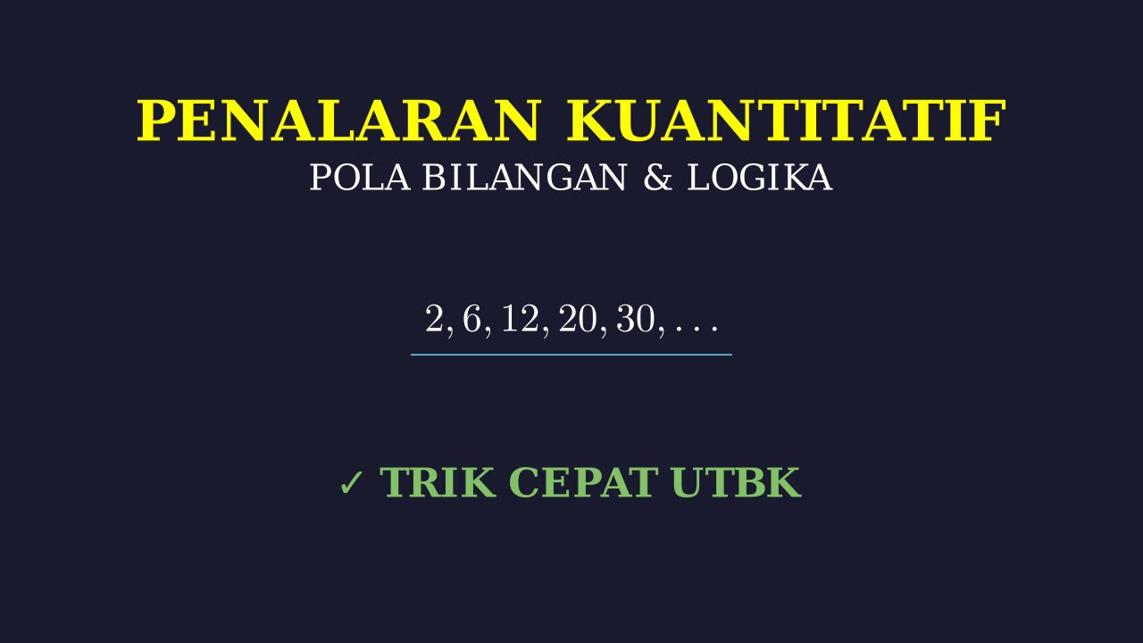 Penalaran Kuantitatif