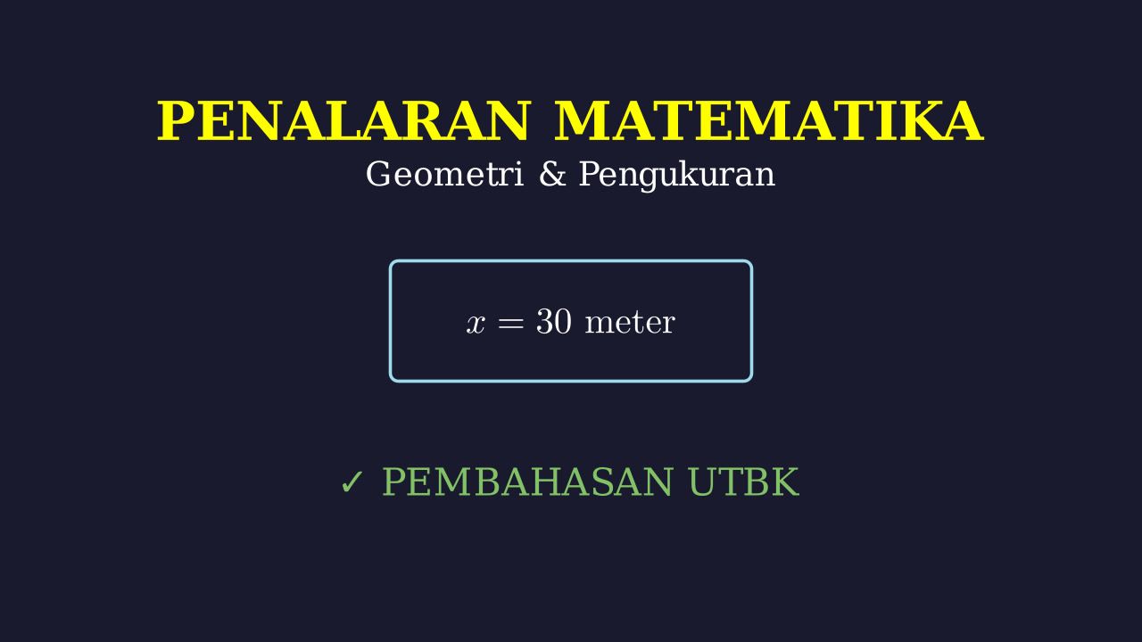 Menghitung Jarak Antar Gedung