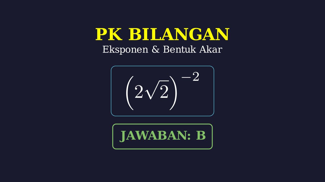 Eksponen: Menghitung Pangkat Negatif