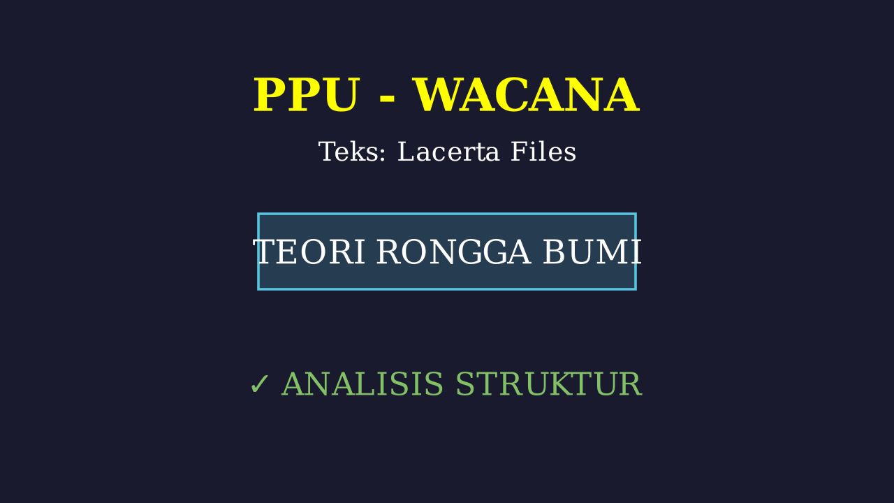 Lacerta Files: Teori Rongga Bumi