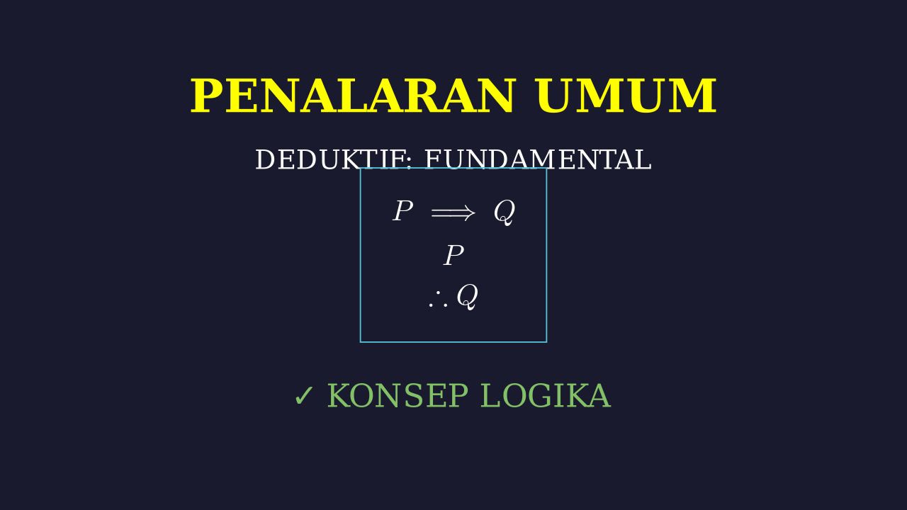 Fundamental Penalaran Umum