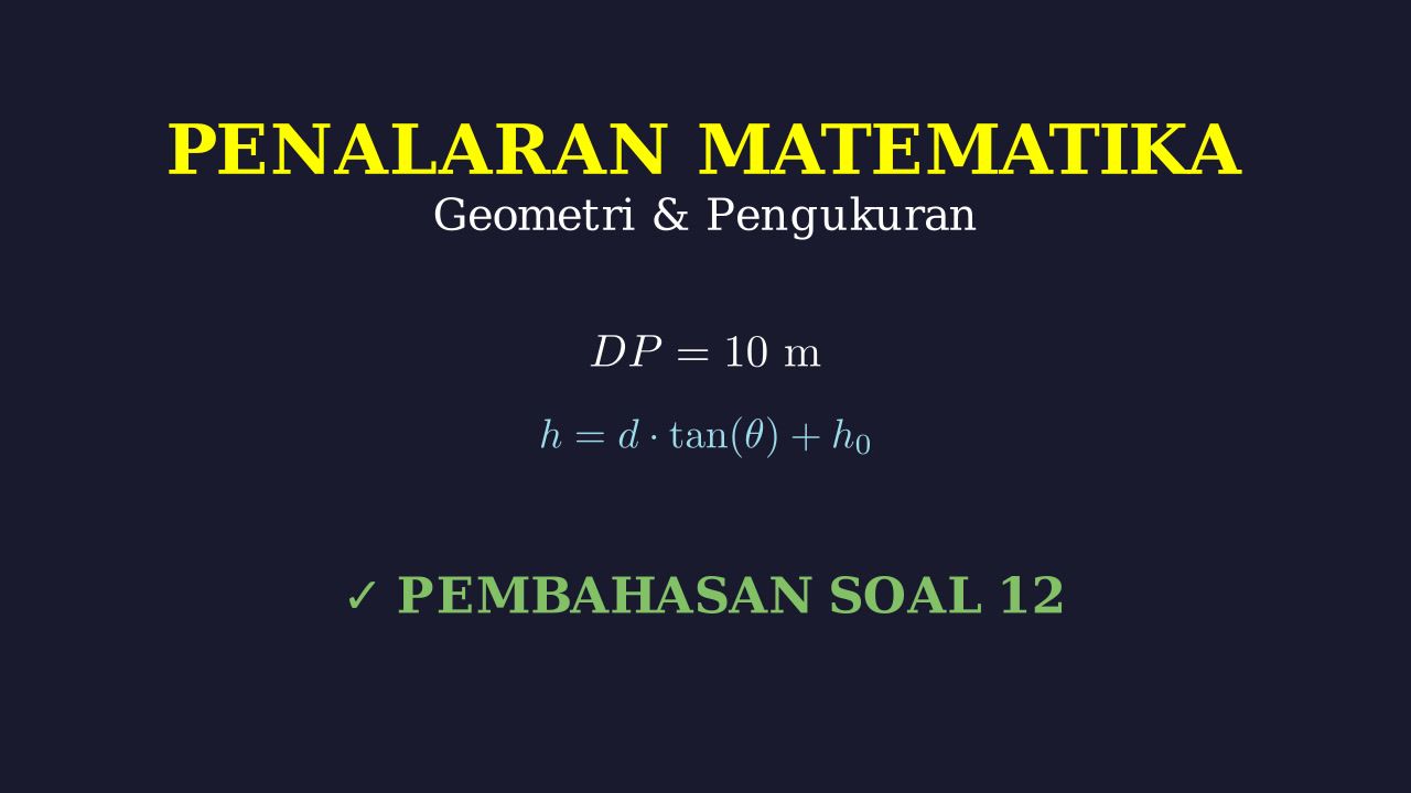 Penerapan Trigonometri: Menghitung Tinggi Gedung