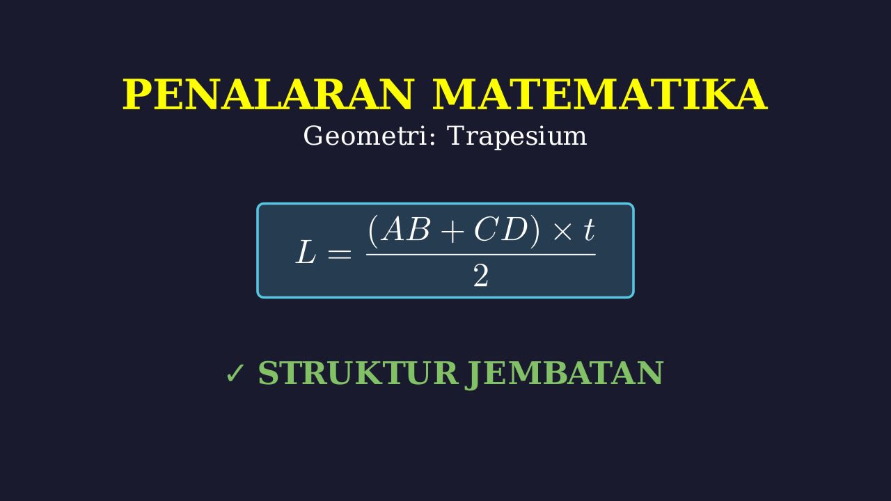 Geometri Trapesium: Struktur Jembatan