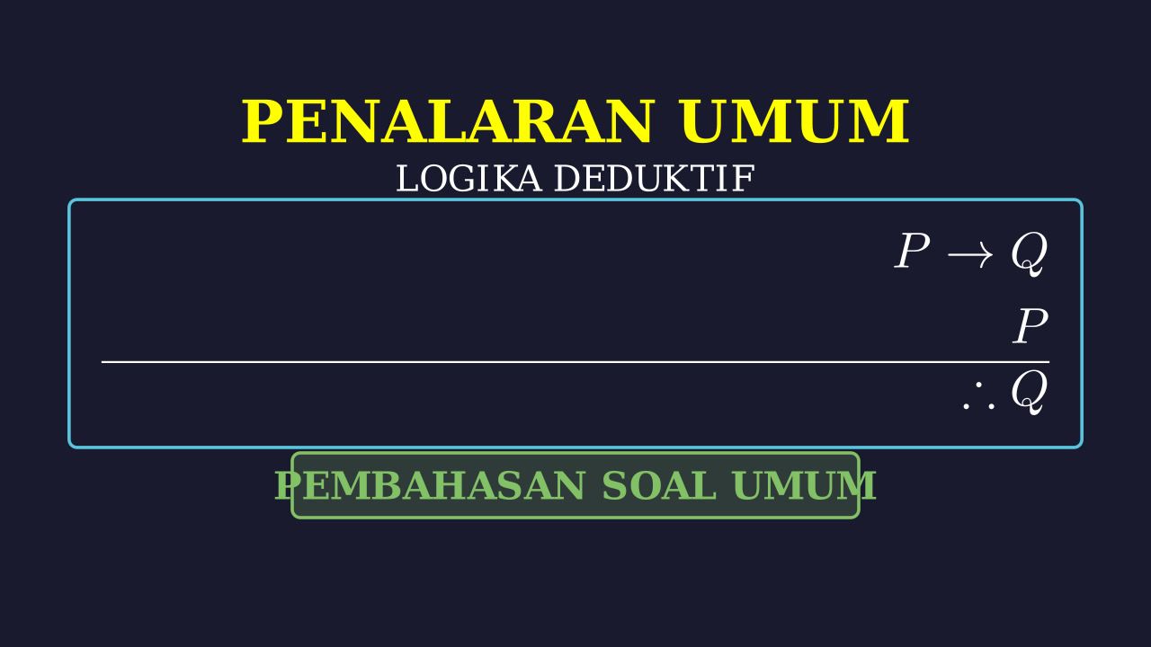 Bedah Soal Umum