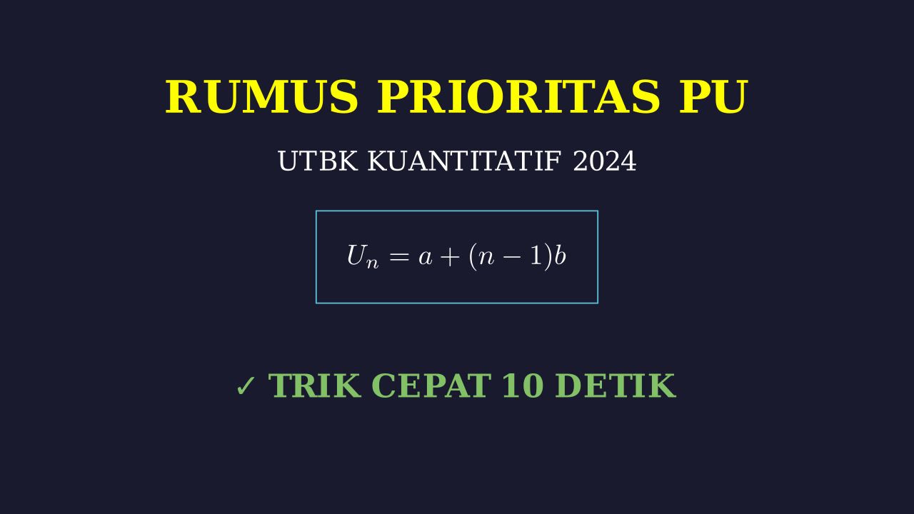 Materi Prioritas UTBK Penalaran Umum
