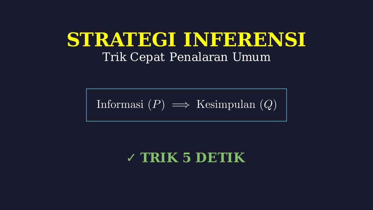 Mastering Inference Questions