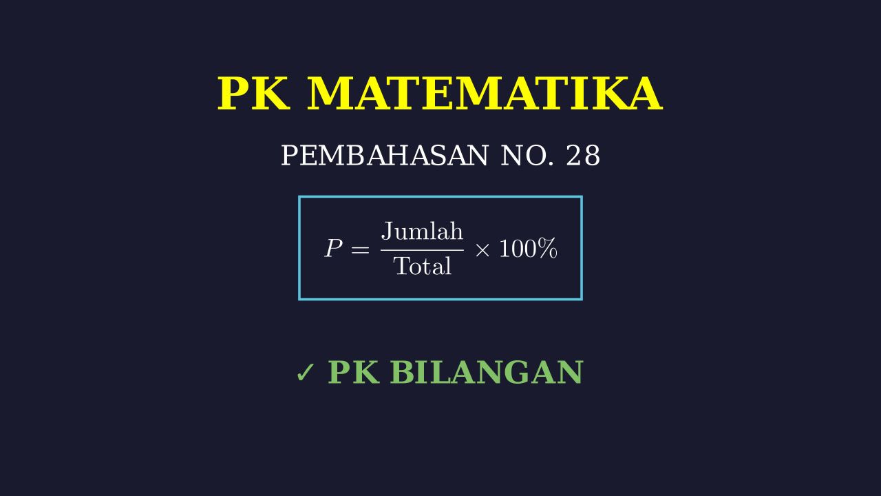 Pembahasan Soal 28: Pendaftaran SMA Merdeka