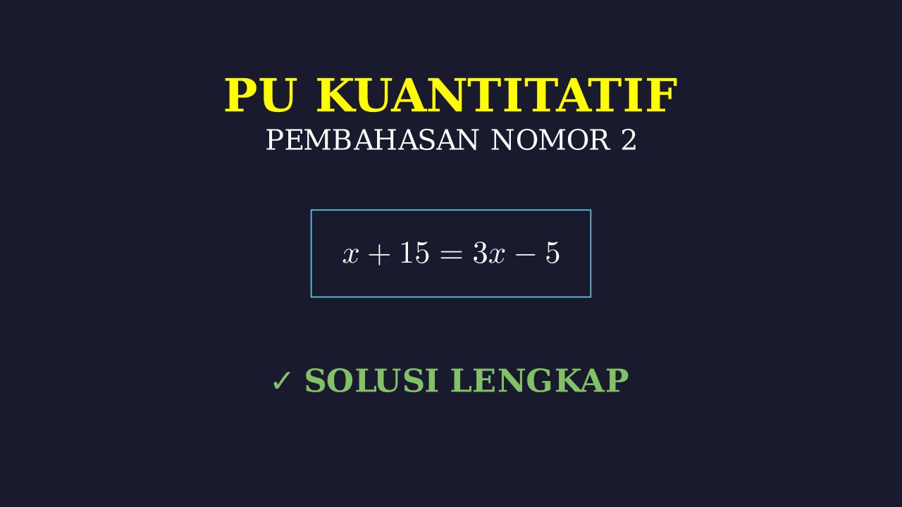 Pembahasan Nomor 2