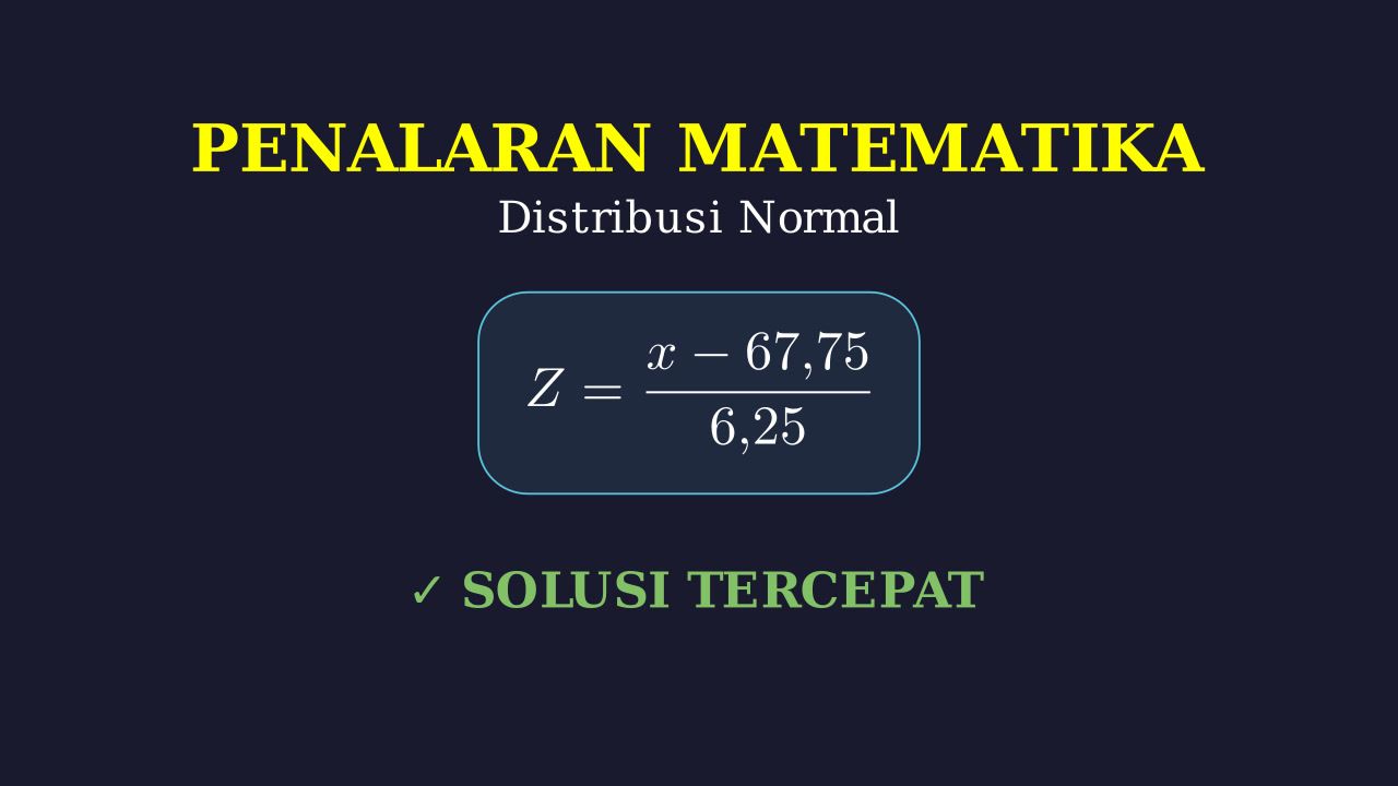 Distribusi Normal: Menghitung Persentase Data