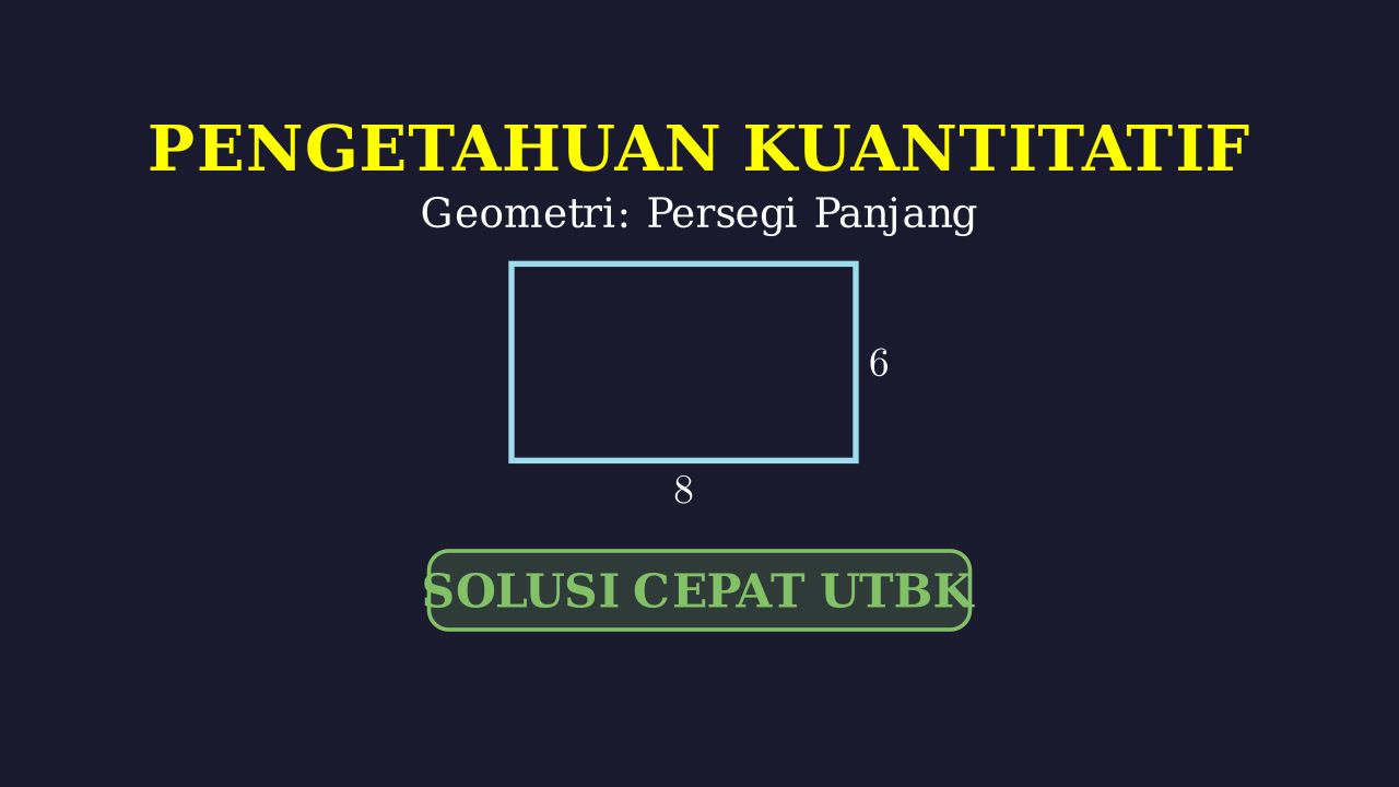 Geometri: Analisis Persegi Panjang ABCD