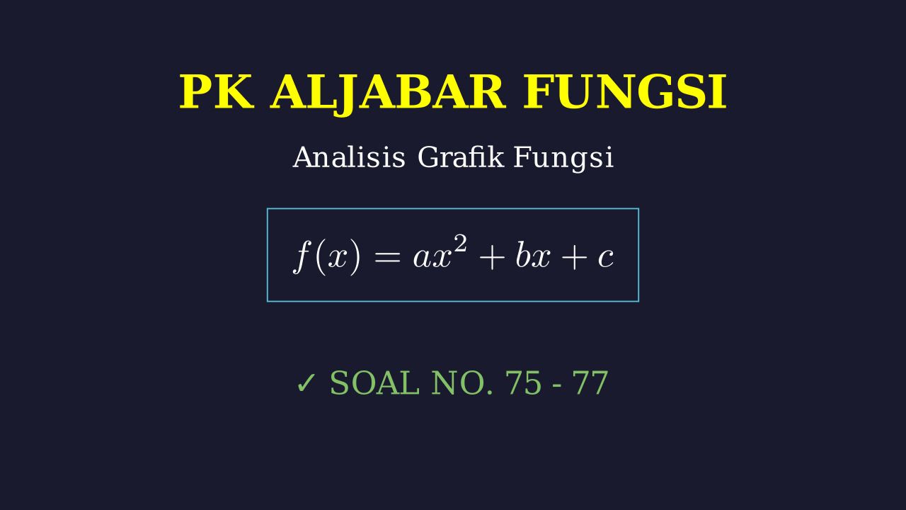 Analisis Grafik Fungsi