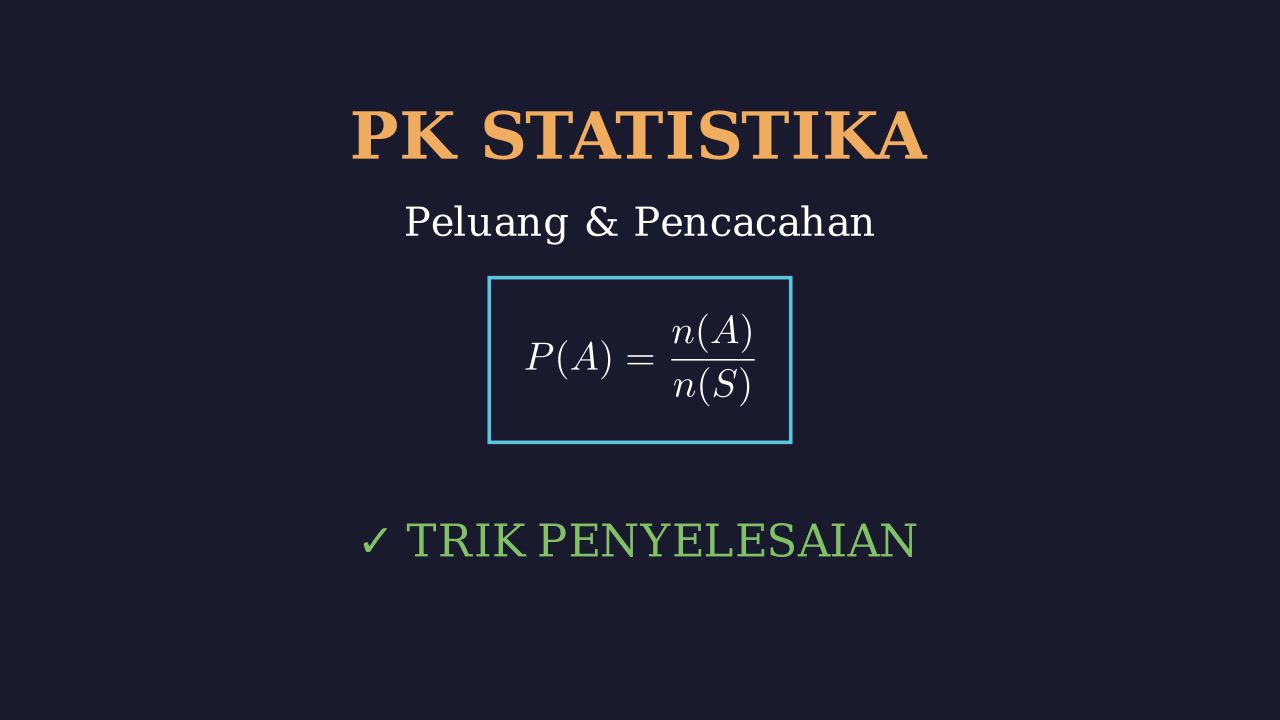 Kaidah Pencacahan Dan Peluang