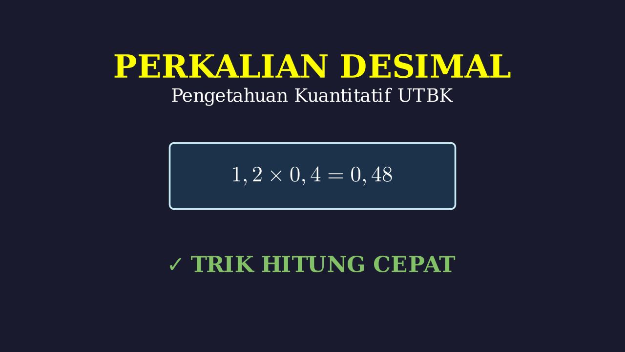 Menghitung Perkalian Koma