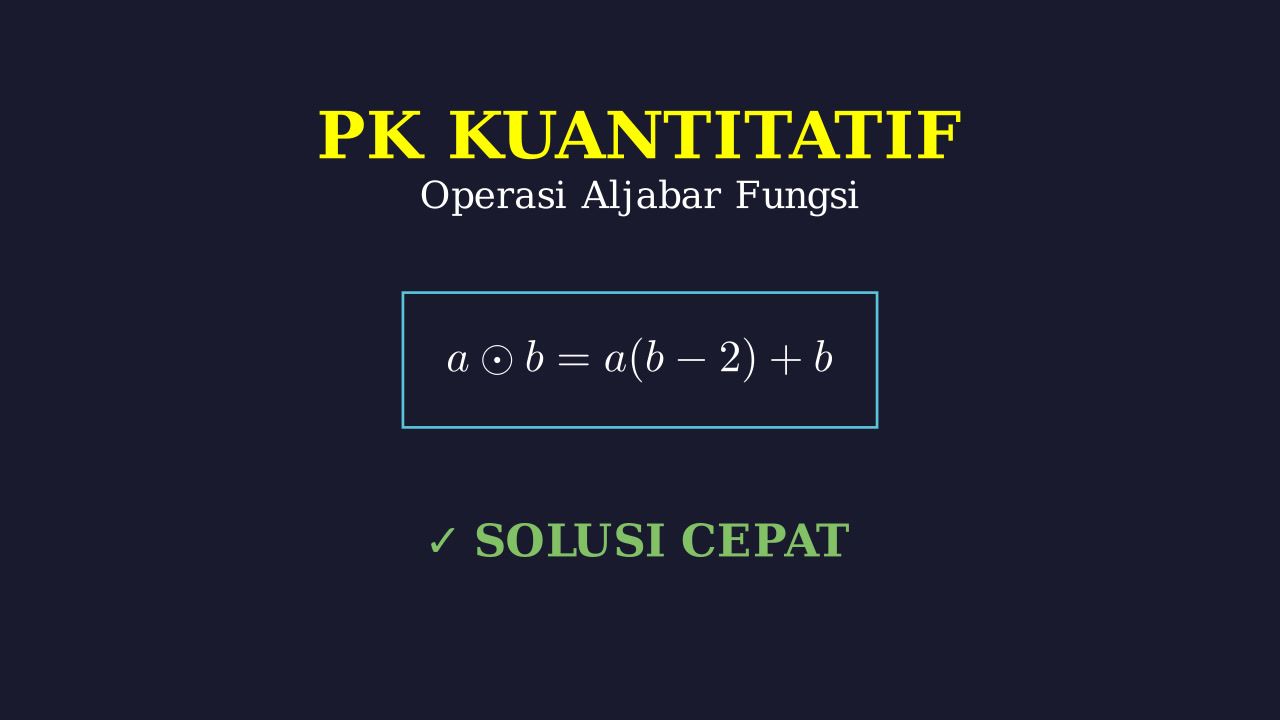 Operasi Simbol: Bilangan Bulat
